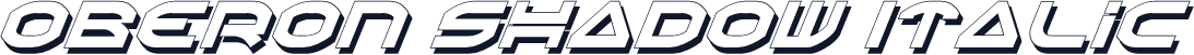 Oberon Shadow Italic