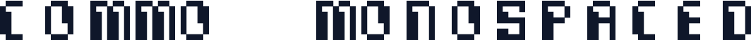 Commo  Monospaced