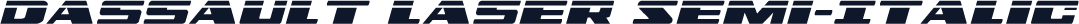 Dassault Laser Semi-Italic