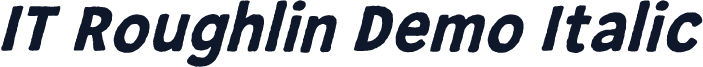 IT Roughlin Demo Italic
