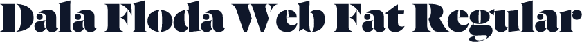 Dala Floda Web Fat Regular