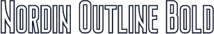 Nordin Outline Bold