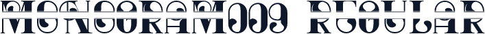 MONOGRAM009 Regular