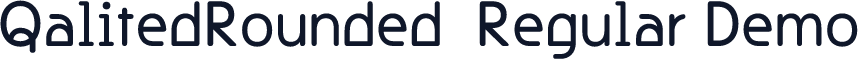 QalitedRounded-Regular Demo