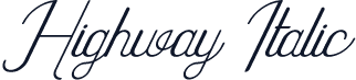 Highway Italic
