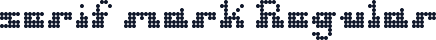 serif mark Regular