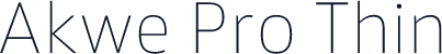 Akwe Pro Thin