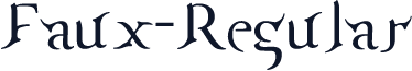 Faux-Regular