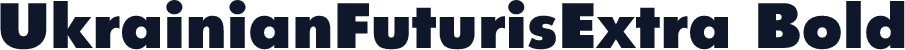UkrainianFuturisExtra Bold