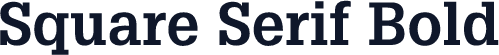 Square Serif Bold
