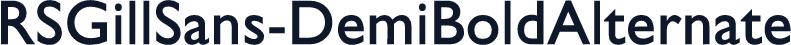 RSGillSans-DemiBoldAlternate