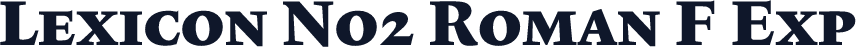 Lexicon No2 Roman F Exp