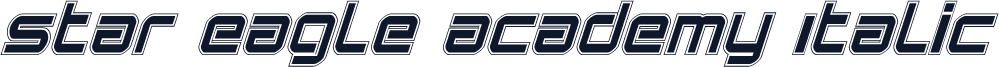 Star Eagle Academy Italic