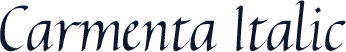 Carmenta Italic