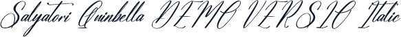 Salyatori Quinbella DEMO VERSIO Italic
