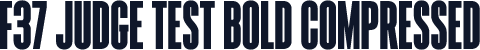 F37 Judge Test Bold Compressed
