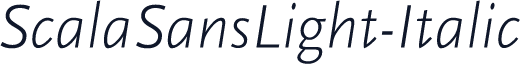 ScalaSansLight-Italic