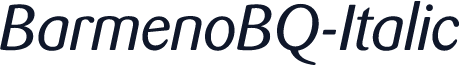 BarmenoBQ-Italic