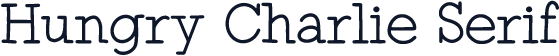 Hungry Charlie Serif