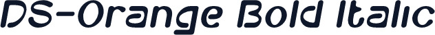 DS-Orange Bold Italic