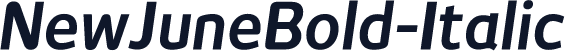 NewJuneBold-Italic