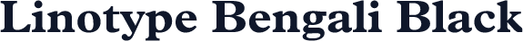 Linotype Bengali Black