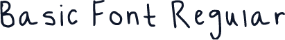 Basic Font Regular