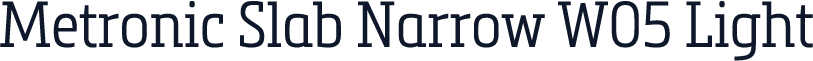 Metronic Slab Narrow W05 Light