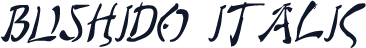 Bushido Italic