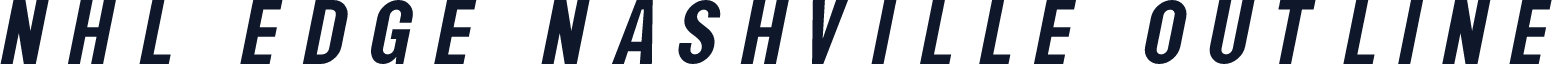 NHL Edge Nashville Outline