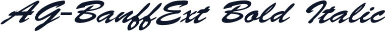 AG-BanffExt Bold Italic