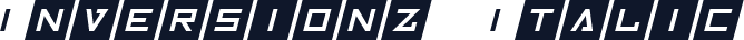 Inversionz Italic