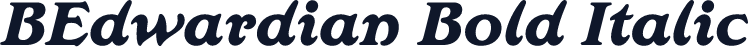 BEdwardian Bold Italic
