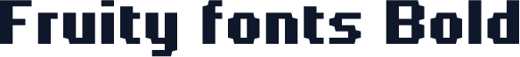 Fruity fonts Bold