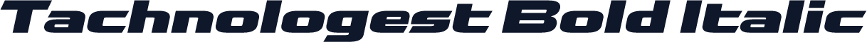 Tachnologest Bold Italic
