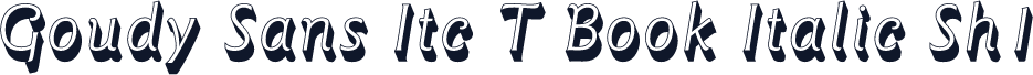 Goudy Sans Itc T Book Italic Sh1