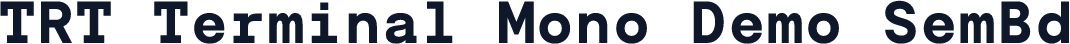 TRT Terminal Mono Demo SemBd