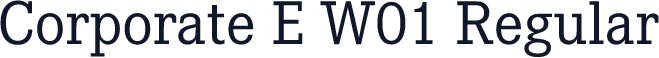 Corporate E W01 Regular
