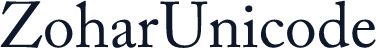 Zohar Unicode