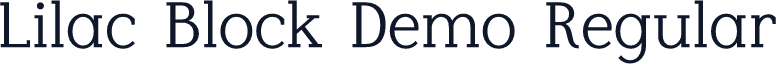 Lilac Block Demo Regular