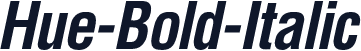 Hue-Bold-Italic