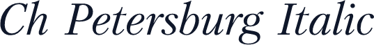 Ch Petersburg Italic