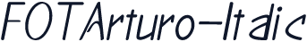 FOTArturo-Italic