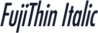 FujiThin Italic