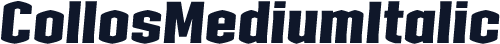 CollosMediumItalic