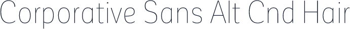 Corporative Sans Alt Cnd Hair