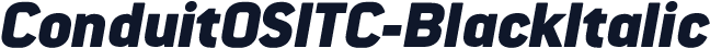ConduitOSITC-BlackItalic