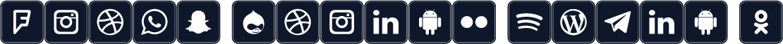 Icons Social Media 7
