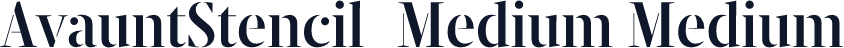 AvauntStencil-Medium Medium