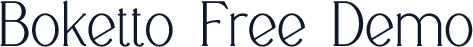 Boketto Free Demo